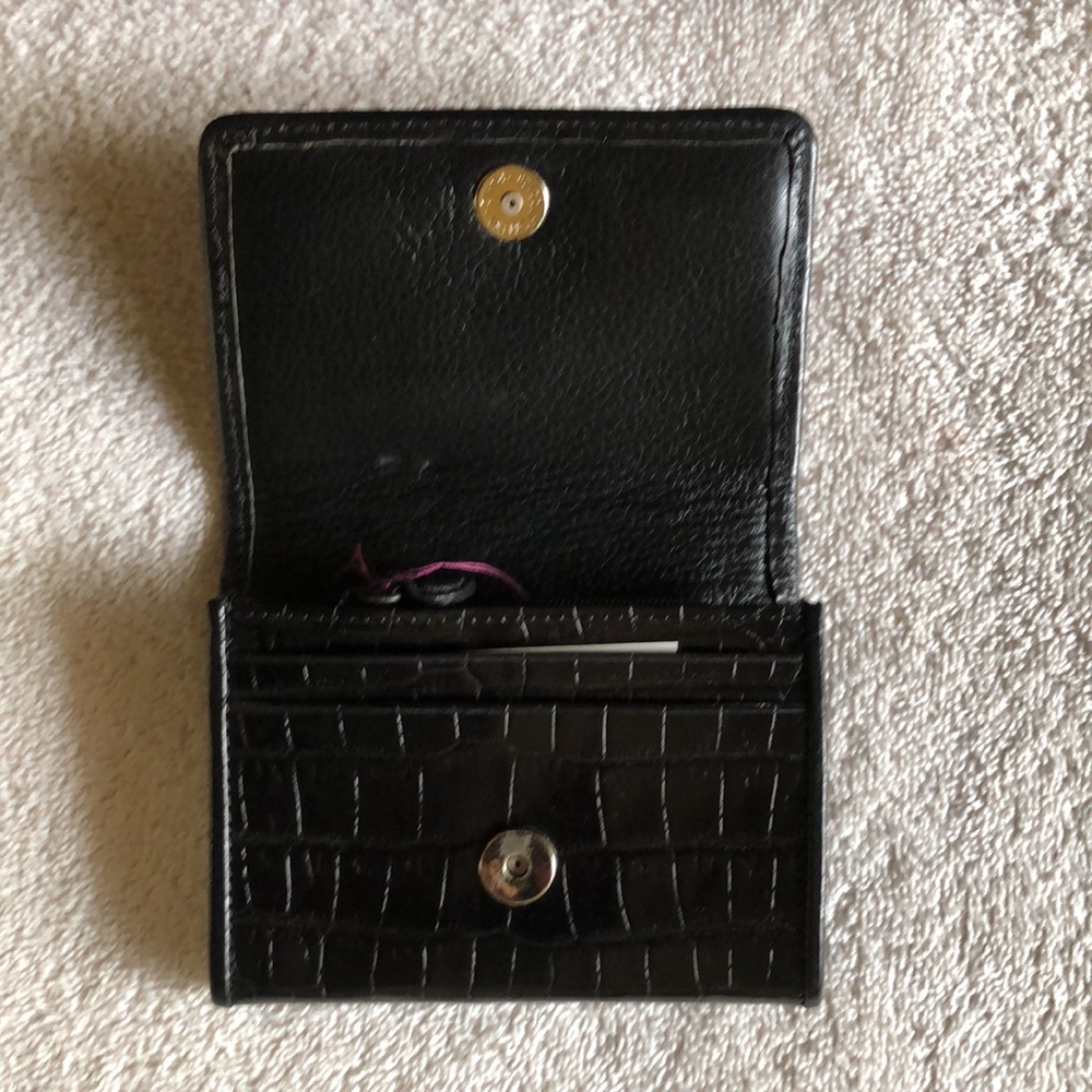 Brighton Red and Black Woven Wallet and Key Fob - Picture 6 of 8